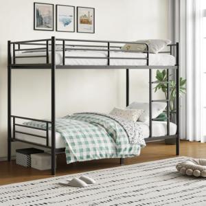 Twin Over Twin Bunk Bed for Kids and Teens