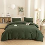 ECOCOTT King Duvet Cover Set, Avocado Green