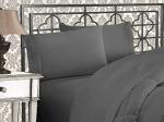 Luxurious 1500 Thread Count Gray Sheet Set