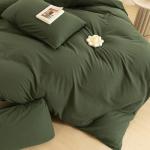 ECOCOTT King Duvet Cover Set, Avocado Green
