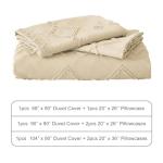 Boho Duvet Cover Set with Tufted Comforter