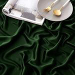 Emerald Green Satin Queen Bed Sheet Set