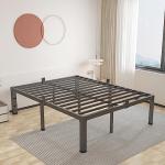 Queen Metal Bed Frame with Headboard and Noise-Free Design