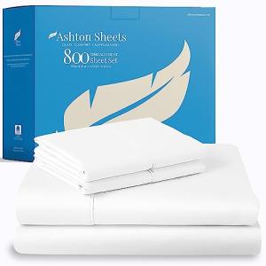 Ashton 800 Thread Count Egyptian Cotton King Sheets Set