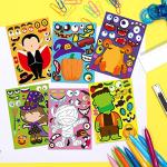 Halloween Party Game Stickers for Kids