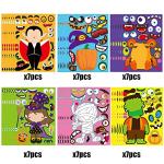 Halloween Party Game Stickers for Kids