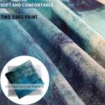 Turquoise and Grey Decorative Throw Pillow Covers 18x18