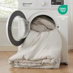 Bedsure Queen Comforter Set in Beige, 3 Pieces