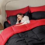 Anluoer Reversible 7-Piece Queen Comforter Set
