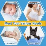 Queen Size Waterproof Mattress Protector Pad in Grey