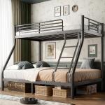 Heavy Duty Twin Over Full Bunk Bed Frame
