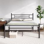 Novilla Full Metal Platform Bed Frame with Headboard
