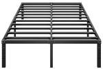 Full Size Metal Platform Bed Frame with Slats