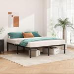 Full Size Metal Platform Bed Frame with Slats