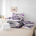 Purple Winter Wonderland 7-Piece Queen Bed Set