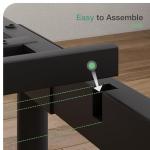 Novilla Full Metal Platform Bed Frame with Headboard