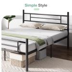 Novilla Full Metal Platform Bed Frame with Headboard