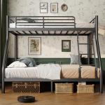 Heavy Duty Twin Over Full Bunk Bed Frame
