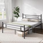 Novilla Full Metal Platform Bed Frame with Headboard