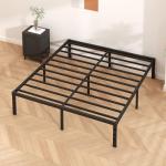 Full Size Metal Platform Bed Frame with Slats