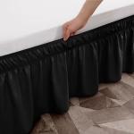 Toodou Easy Install Wrap Around Bed Skirt - Black