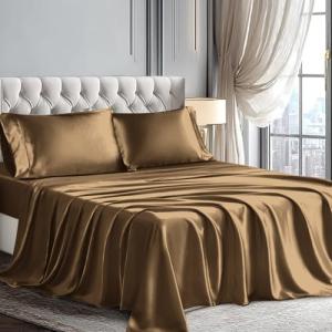 Axyu Full Size Luxury Satin Bedding Set