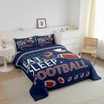 Football Field Comforter Set for Kids