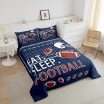 Football Field Comforter Set for Kids