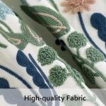 Tosleo Floral Embroidered Pillow Covers Set of 2
