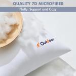 MIULEE Waterproof Outdoor Throw Pillow Inserts - 2 Pack