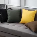 MIULEE Set of 4 Waterproof Outdoor Pillow Covers