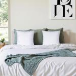 MIULEE Set of 2 Square Pillow Inserts 18x18