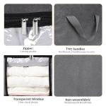3 Pack Zippered Storage Bags for Bedding