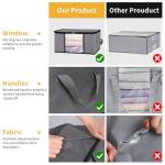 3 Pack Zippered Storage Bags for Bedding