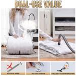 10 Pack Vacuum Storage Bags for Bedding and Clothes