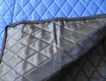 Extra Large Quilted Rolling Duffle Bag in Blue