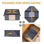 3 Pack Zippered Storage Bags for Bedding