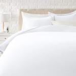 Lightweight King Microfiber Duvet Cover Set - White