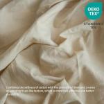 BISELINA French Linen Ruffle Bed Skirt, 18-Inch