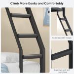 Rustic Brown Twin Over Twin Bunk Bed Set