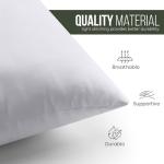 Utopia Bedding 18x18 Decorative Pillow Insert, White