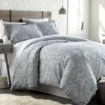 Melody Aqua Oversized King Duvet Cover Set