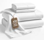 Premium Queen Sheet Set - 450 Thread Count Cotton