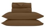 Egyptian Cotton King Size Bed Sheet Set - Taupe