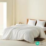 White Queen Duvet Cover Set with 3 Pieces