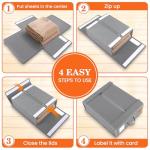 WOWBOX Under Bed Sheet Organizer Set - 6 Pack