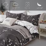 WONGS Floral Queen Duvet Cover Set, 3 Pieces