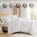 White Queen Duvet Cover Set with 3 Pieces