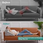 Adjustable Bed Wedge Pillow Set for Relief
