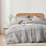 Yogeneg Full Size 7-Piece Grey Comforter Set